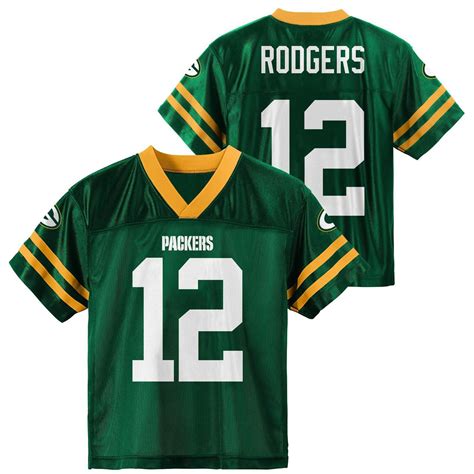 green bay packers aaron rodgers jersey kids